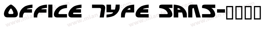 office type sans字体转换